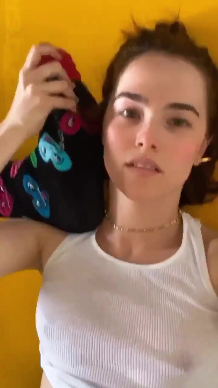 Zoey Deutch see through photos Instagram celebrity bra boobs actress 