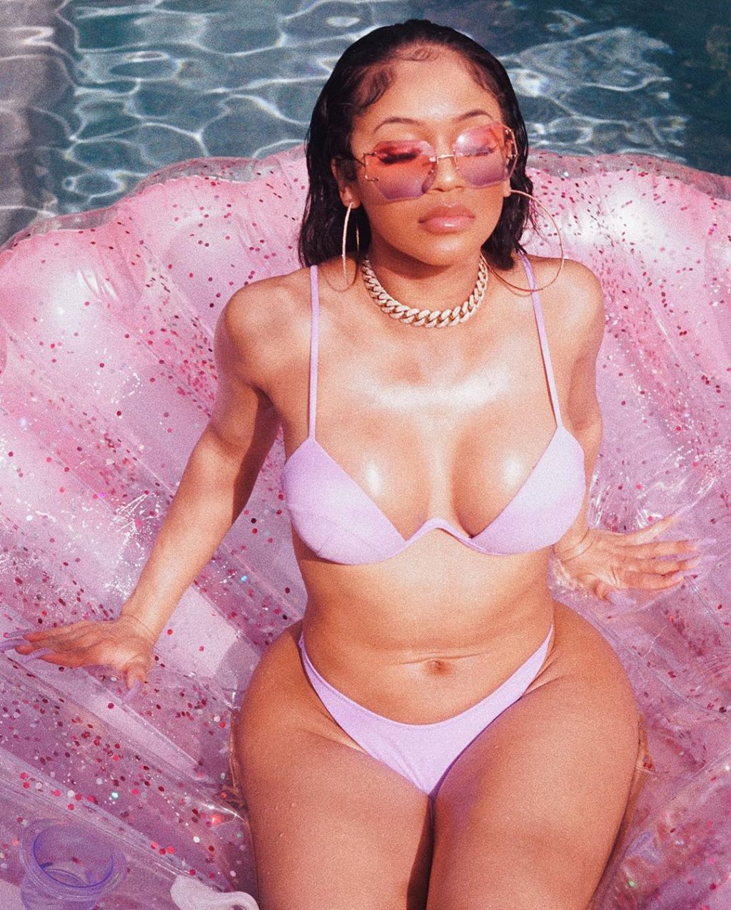 singer sexy Saweetie photos nude Instagram celebrity bikini 