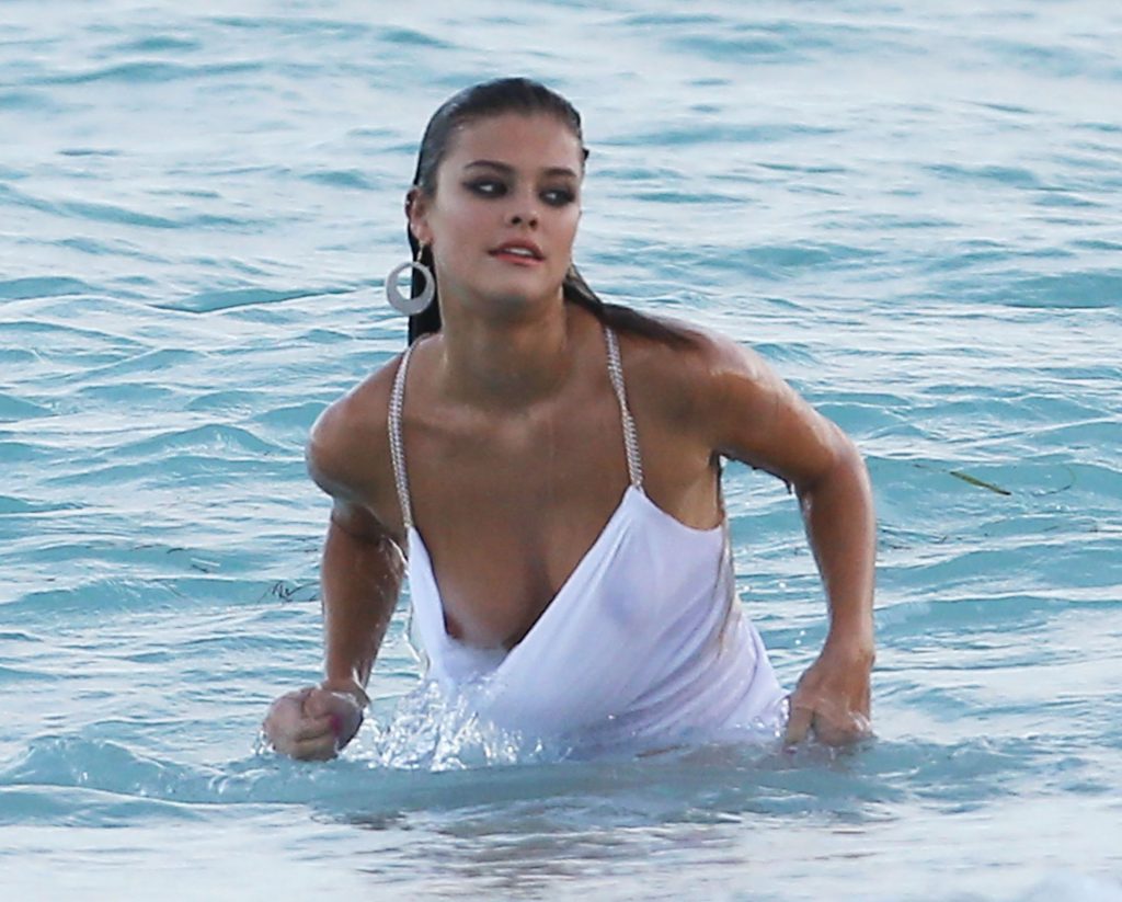 Nina Agdal’s Hottest Nip Slip Pictures from the Set of a Photoshoot gallery, pic 14