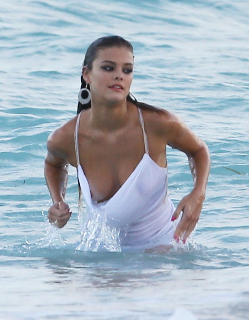 Nina Agdal’s Hottest Nip Slip Pictures from the Set of a Photoshoot gallery, pic 15