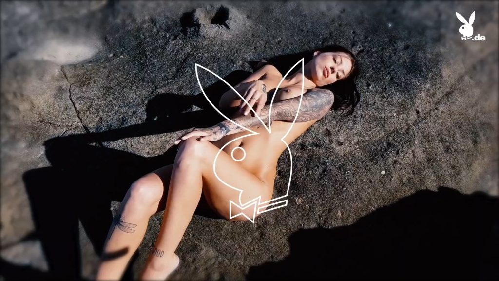 Inked Beauty Lena Klahr Shows Her Amazing Nude Body in Playboy video screenshot 103