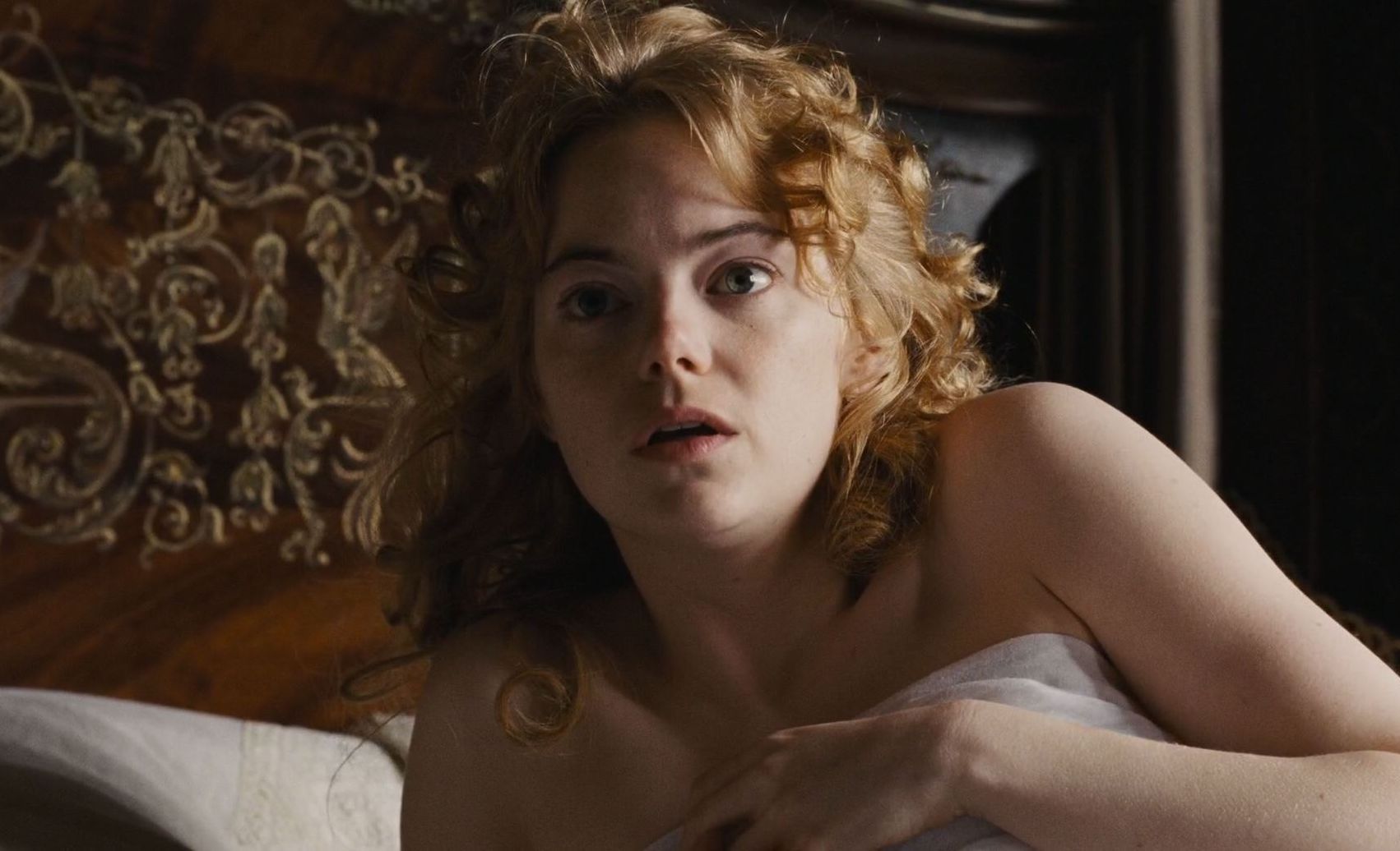Nude Emma Stone Topless See Through Pictures. 
