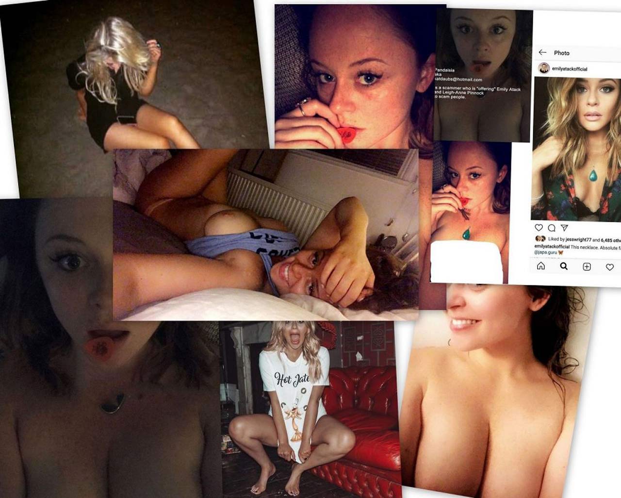 08 Emily Atack Nude Naked Leaked