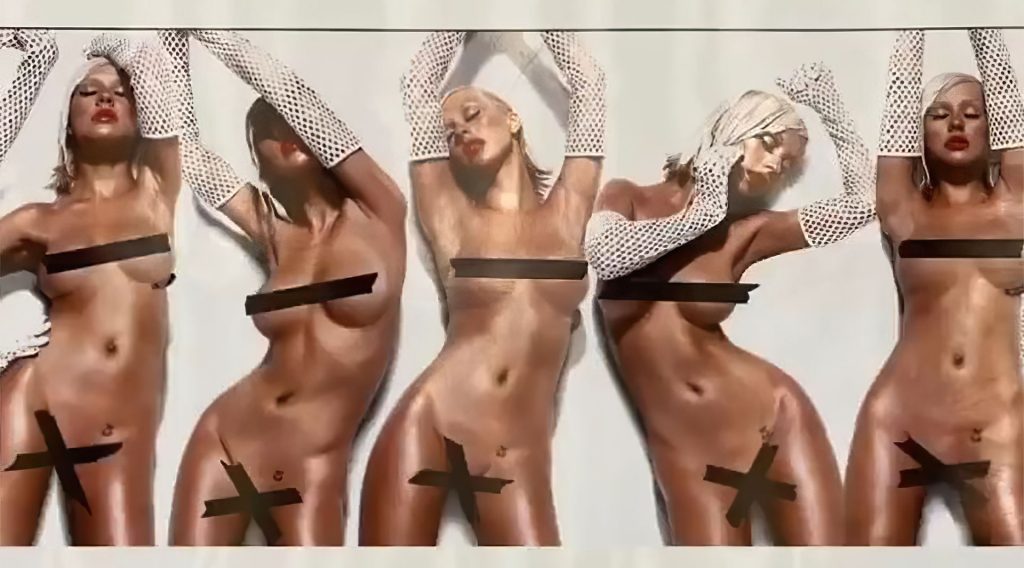 singer sexy photos nude Instagram Christina Aguilera celebrity 