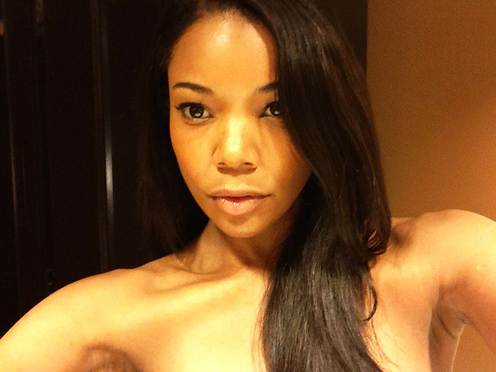 Gabrielle Union topless leaked selfie