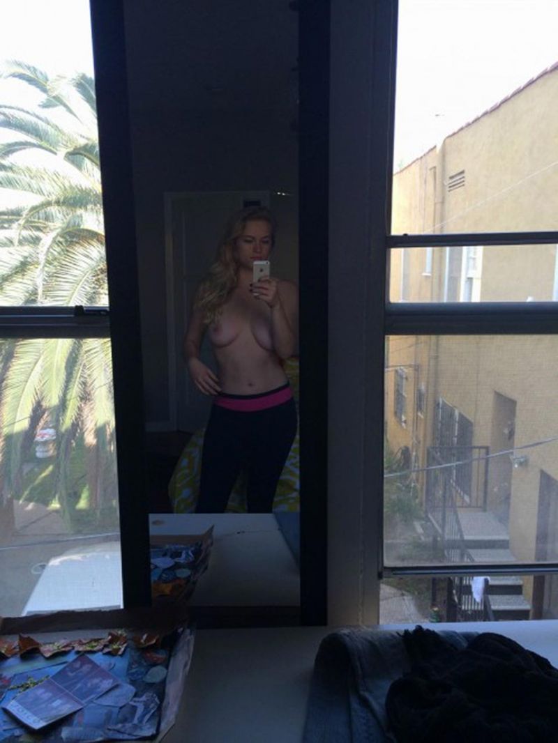 topless tits private pics photos nude naked Leven Rambin leaked fappening boobs ass 