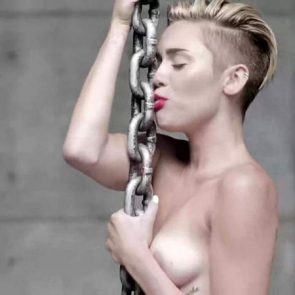 14 Miley Cyrus Nude Naked Wrecking Ball