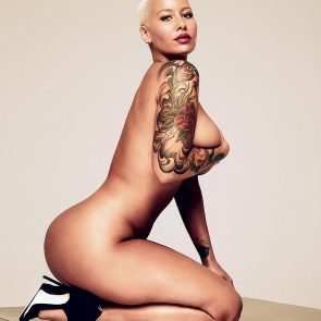 Amber Rose Naked Nude Topless Sexy 2