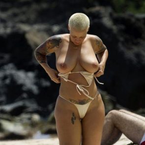 Amber Rose Naked Nude Topless Sexy 20