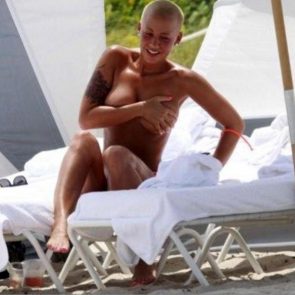Amber Rose Naked Nude Topless Sexy 42