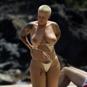 Amber Rose Naked Nude Topless Sexy 45