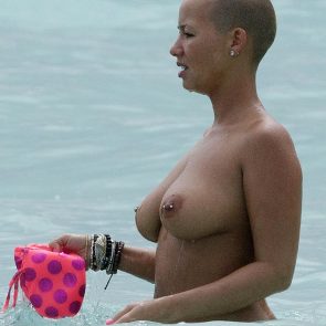 Amber Rose Naked Nude Topless Sexy 46