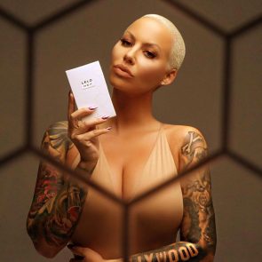 Amber Rose Naked Nude Topless Sexy 51