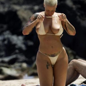 Amber Rose Naked Nude Topless Sexy 6