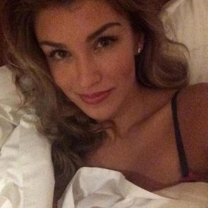 Amy Willerton sexy bed selfie