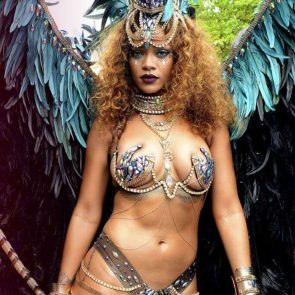 Rihanna nude topless hot sexy bikini ScandalPost 27
