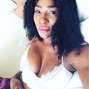 Serena Williams nude in bed