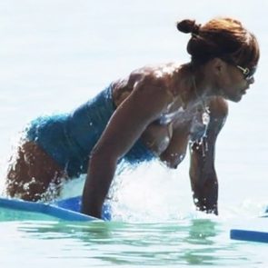 Serena Williams nude nip slip