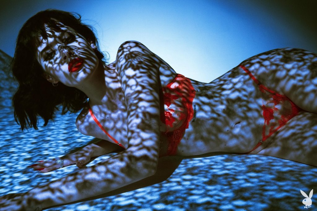 Gorgeous Brunette Carolina Ballesteros Posing Totally Naked in Playboy gallery, pic 10