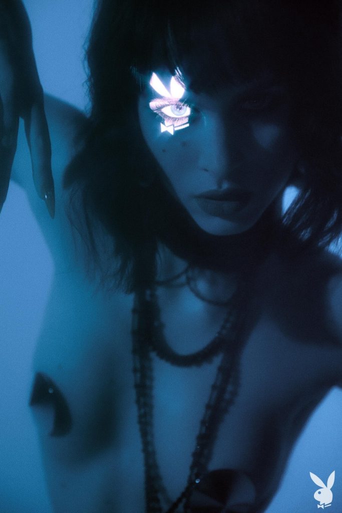 Gorgeous Brunette Carolina Ballesteros Posing Totally Naked in Playboy gallery, pic 20
