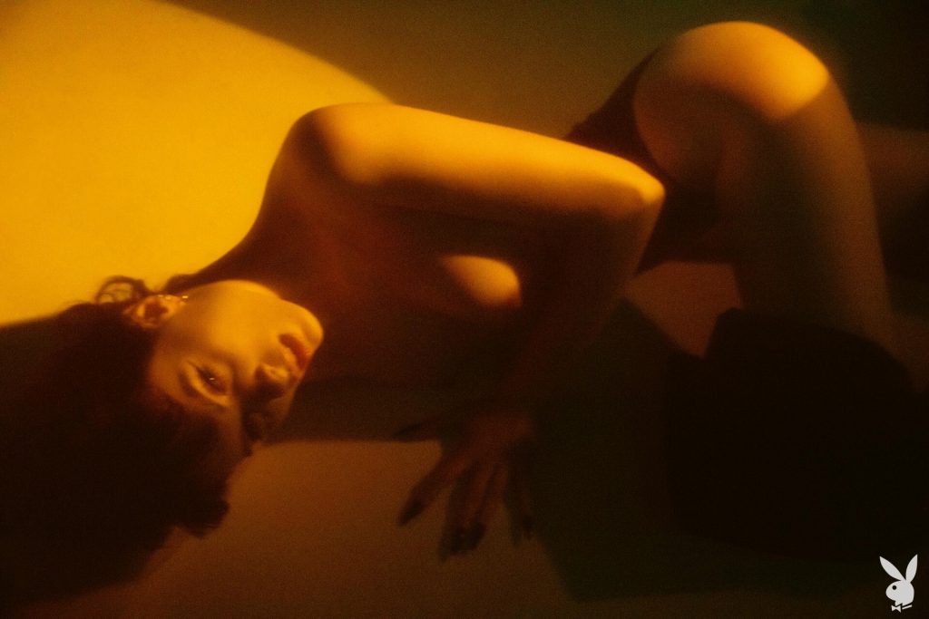 Gorgeous Brunette Carolina Ballesteros Posing Totally Naked in Playboy gallery, pic 30