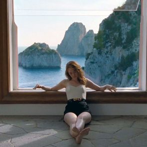 Emma Stone nude feet hot sexy topless leaked por sextape ScandalPost 11