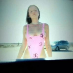 Julia Fox nude nip slip porn topless bikini feet ScandalPost 1