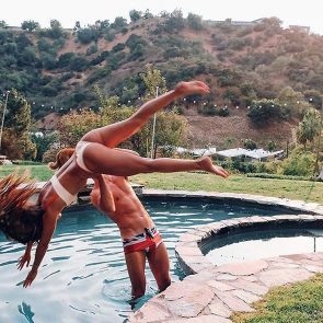 Lucinda Aragon nude sexy hot topless feet bikini ScandalPost 12
