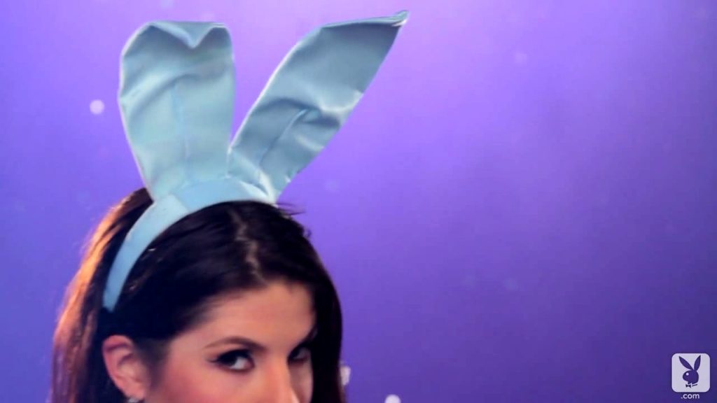 Busty Easter Bunny Amanda Cerny Showing Her Fake Tits While Dancing Around video screenshot 1