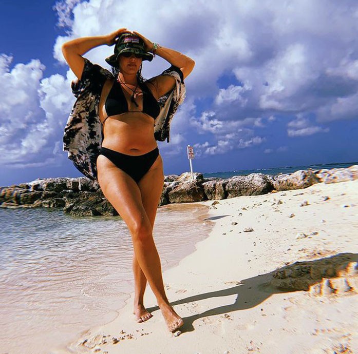 Candice Huffine bikini