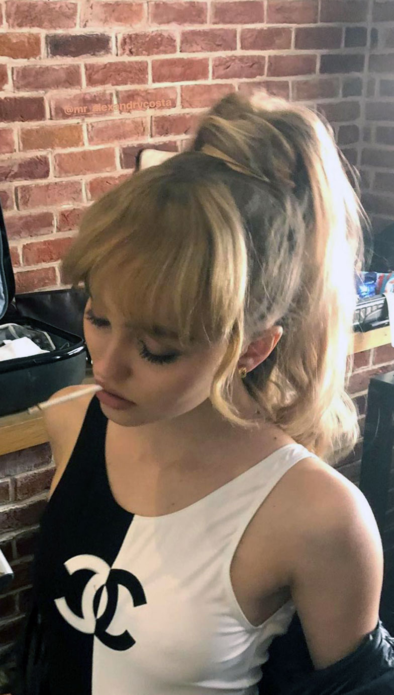 Lily Rose Depp nude topless sexy hot naked cleavage7 1