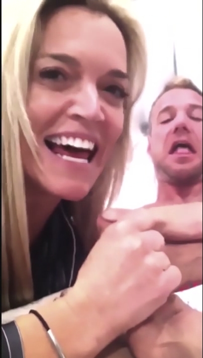 Giggling Carrie Michalka Giving Some Guy a Quick Blowjob  screenshot 3