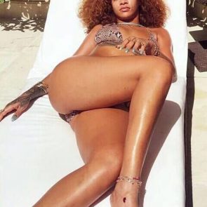 Rihanna nude topless hot sexy bikini ScandalPost 39
