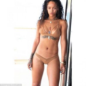 Rihanna nude topless hot sexy bikini ScandalPost 40