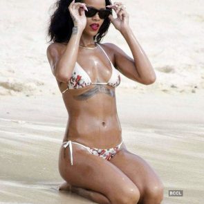 Rihanna nude topless hot sexy bikini ScandalPost 59