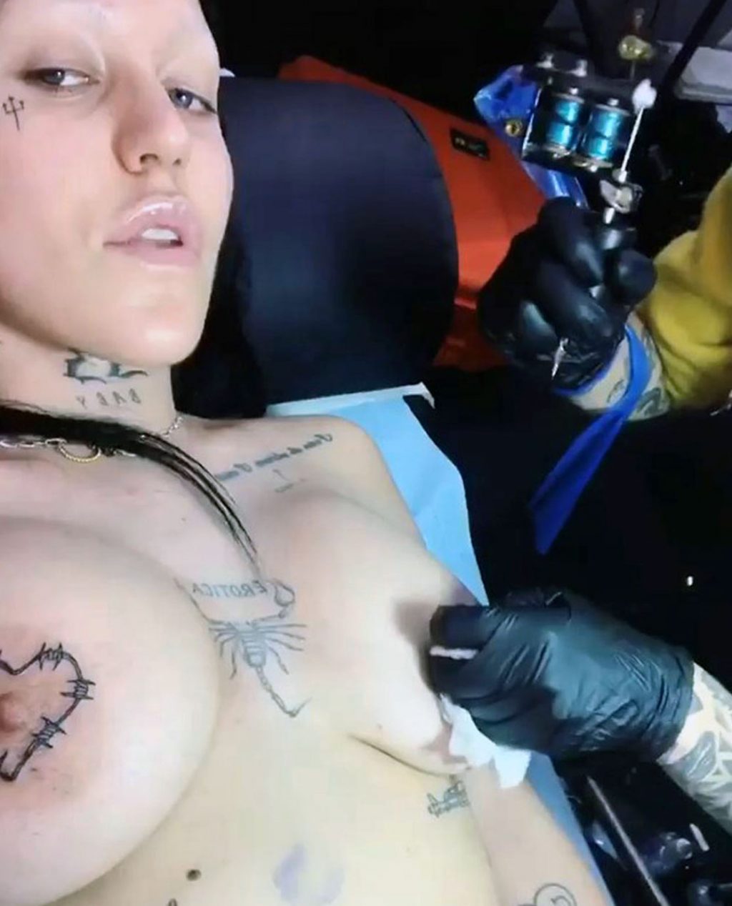 Brooke Candy nude sexy topless boobs pussy26