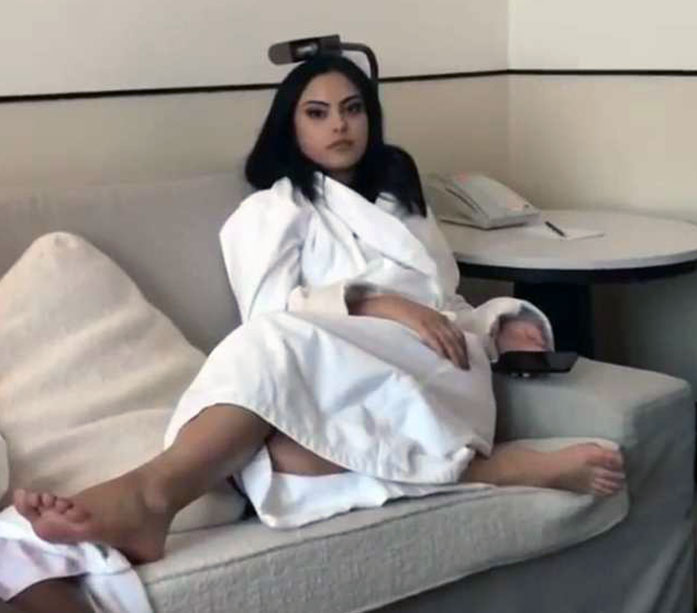 Camila Mendes nude sexy naked feet cleavage8 2