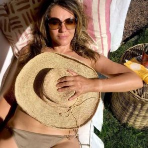 Elizabeth Hurley nude leaked hot sexy porn topless ScandalPost 59