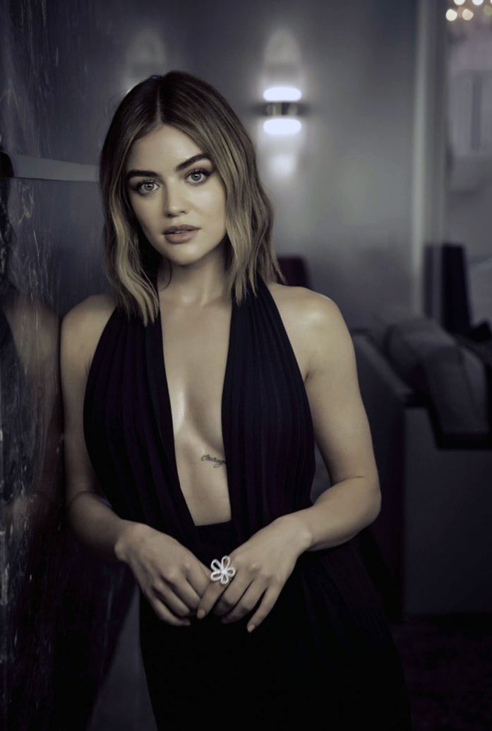 Lucy Hale cleavage