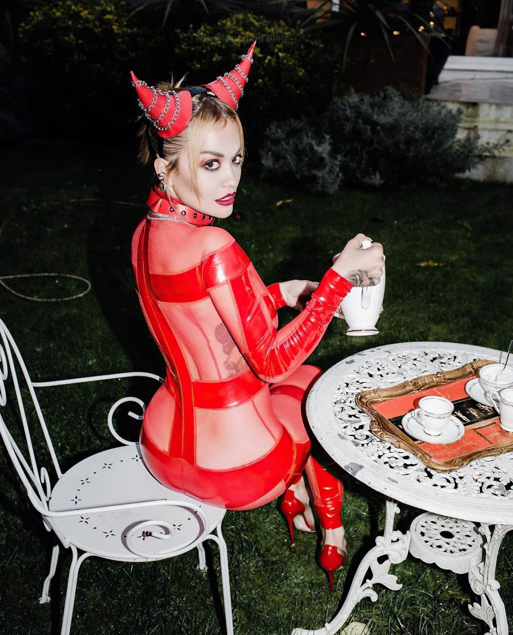Rita Ora nude new devil porn hot sexy topless ScandalPost 3