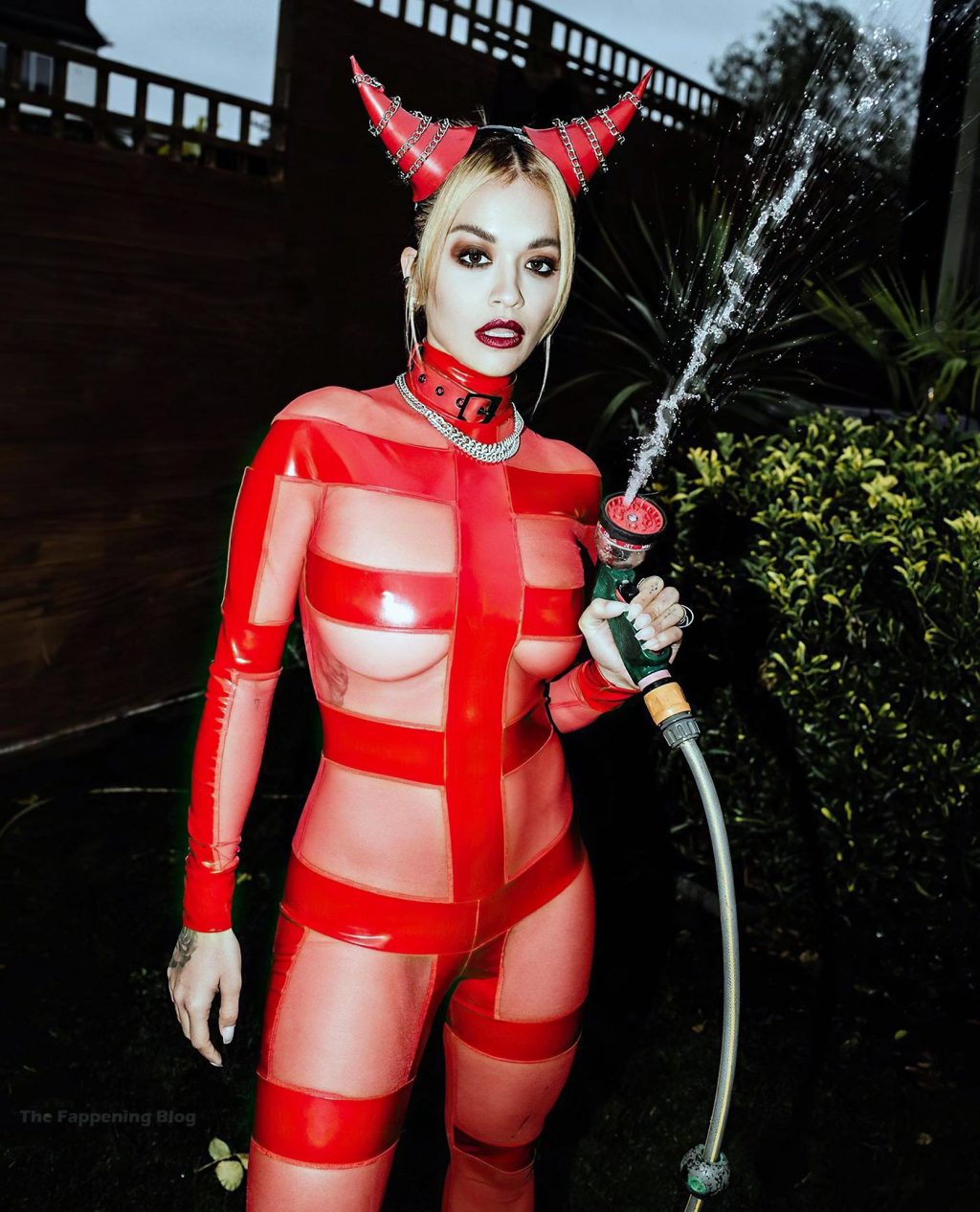 Rita Ora nude new devil porn hot sexy topless ScandalPost 4