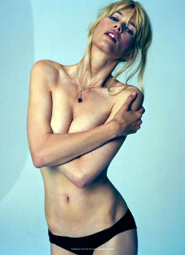 Claudia Schiffer nude sexy bikini topless cleavage naked hot56