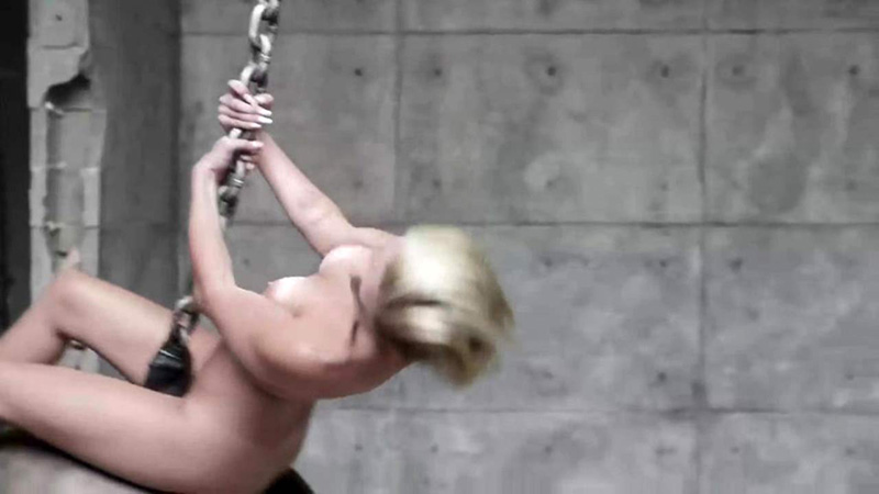 12 Miley Cyrus Nude Naked Wrecking Ball
