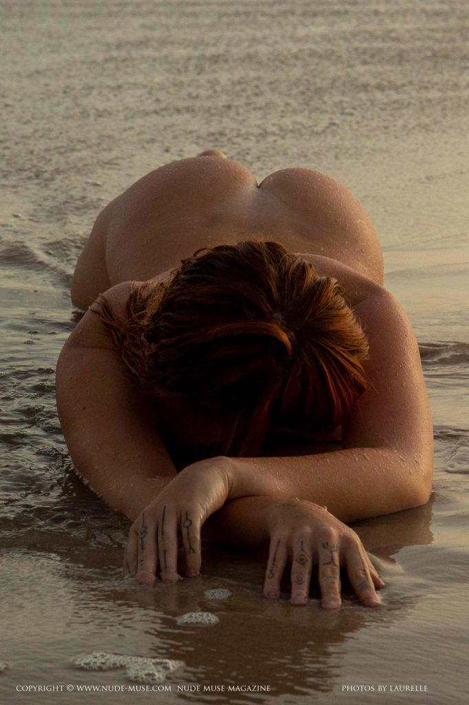 Ember Sunrise Sea Nude Muse