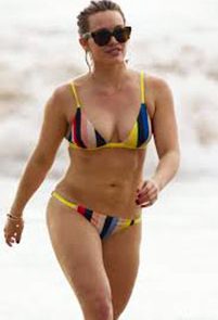 Hilary Duff nude bikini hot ScandalPost 1