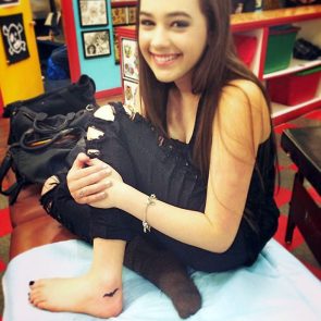Mary Mouser nude feet ScandalPost 5