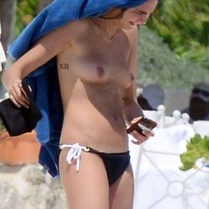 Cara Delevingne topless tits leaked ScandalPost 15