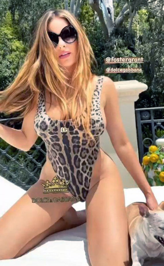 Sofia Vergara naked sextape hot new bikini feet ass pussy tits leopard ScandalPost 6