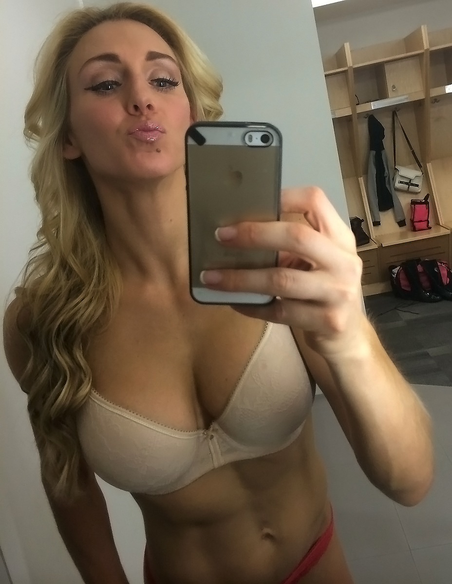 Charlotte Flair selfie