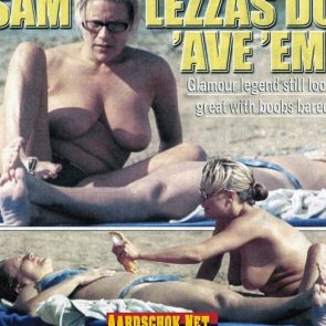 Samantha Fox nude hot tits ass pussy bikini leaked porn feet ScandalPost 17